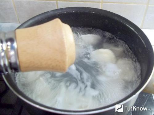 Пельмени с сыром и грибами. Пельмени, запеченные с сыром и грибами 05