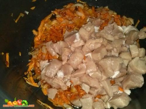 Фасоль с мясом и грибами в мультиварке. Приготовление мяса с фасолью в мультиварке