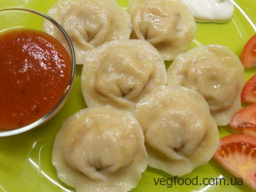 Вегетарианские равиоли. Вегетарианские пельмени
