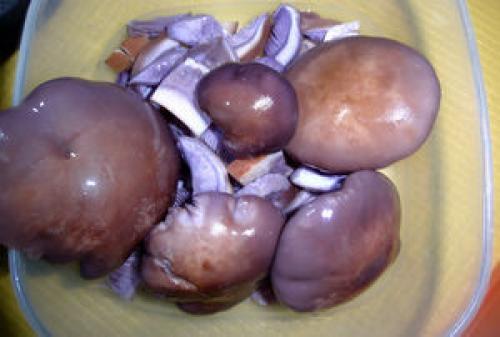 Рядовка дымчатая, как готовить. Рецеп.  Способ приготовления рядовки фиолетовой