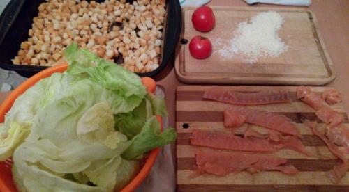 Цезарь с курицей и грибами. Салат Цезарь с курицей и грибами 11