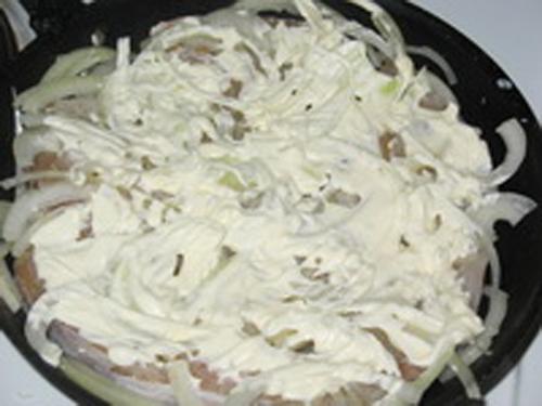 Треска в духовке с майонезом. Ингредиенты