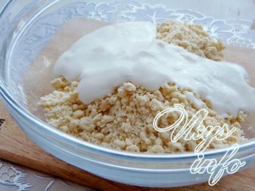 Шарлотка с заливкой из сметаны. Яблочный пирог со сметанной заливкой 03 Шарлотка с заливкой из сметаны. Яблочный пирог со сметанной заливкой 03