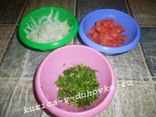 Как приготовить чахохбили из курицы в духовке. Чахохбили из курицы