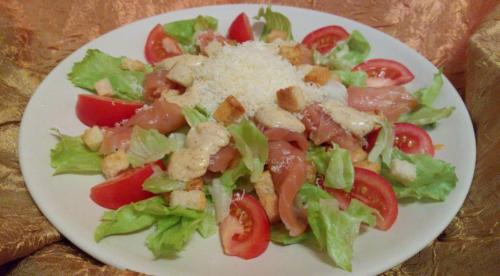 Цезарь с курицей и грибами. Салат Цезарь с курицей и грибами 12