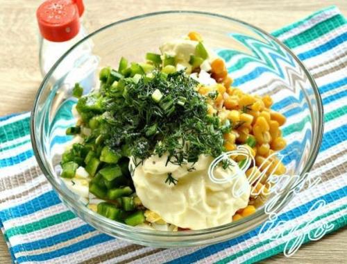 Салат с грибами и ветчиной и болгарским перцем. Вкусный, изысканный салат с ветчиной, жареными грибами, сыром и болгарским перцем - рецепт с фото приготовления праздничного блюда Мужской каприз 21