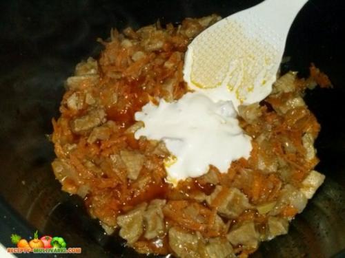 Фасоль с мясом и грибами в мультиварке. Приготовление мяса с фасолью в мультиварке