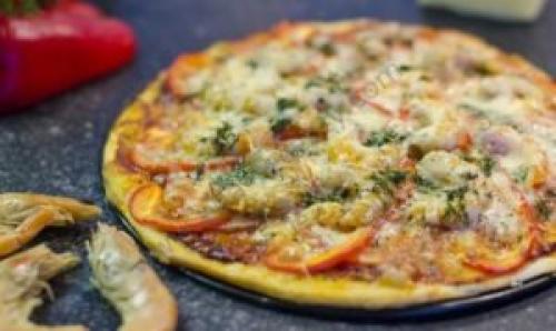 Пицца с замороженными креветками. Пицца с креветками в домашних условиях, рецепты с фото