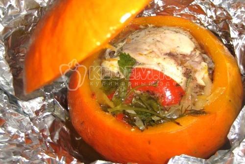 Суп в тыкве в духовке. Суп в тыкве с крутонами и сыром 17 Суп в тыкве в духовке. Суп в тыкве с крутонами и сыром 17