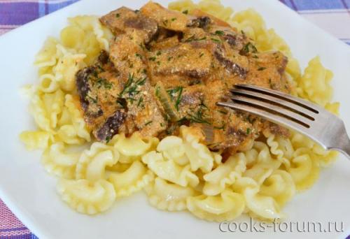 Сердце говяжье в сметанном соусе. #1 kissora