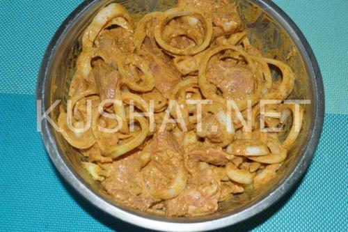 Шашлык на сковороде с майонезом. Шашлык из свинины с майонезом и луком – рецепт