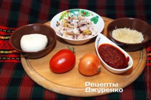 Пицца с креветками и сливочным соусом. Тесто для пиццы 01 Пицца с креветками и сливочным соусом. Тесто для пиццы 01