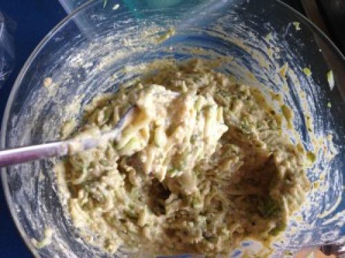 Пышные оладьи из кабачков без яиц. Ингредиенты