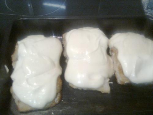 Запечённая треска под соусом.