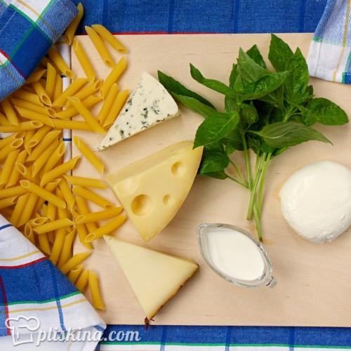 4 сыра рецепт соус. Просто, вкусно, и по итальянски - паста Quattro formaggi, или 4 сыра