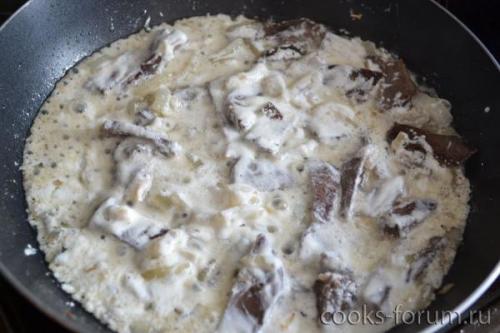 Сердце говяжье в сметанном соусе. #1 kissora