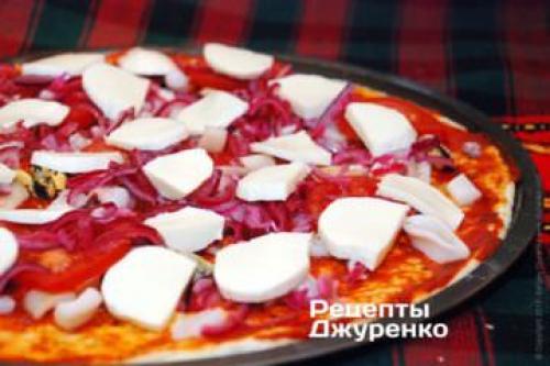 Пицца с креветками и сливочным соусом. Тесто для пиццы 07 Пицца с креветками и сливочным соусом. Тесто для пиццы 07