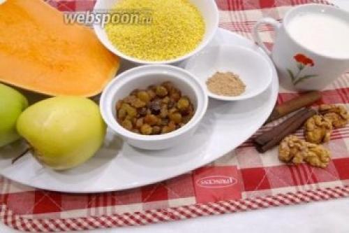 Пшеничная каша с яблоками рецепт. Пшеничная каша с томлеными яблоками 08 Пшеничная каша с яблоками рецепт. Пшеничная каша с томлеными яблоками 08