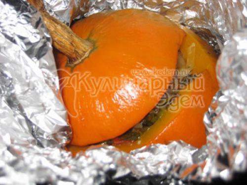 Суп в тыкве в духовке. Суп в тыкве с крутонами и сыром 24 Суп в тыкве в духовке. Суп в тыкве с крутонами и сыром 24