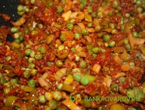 Зеленый горошек в томатном соусе заготовка на зиму. Зеленый горошек в томатном соусе