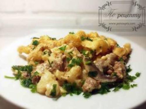 Паста с фаршем индейки и сливками. Паста с индейкой в сливочном соусе: как готовить спагетти