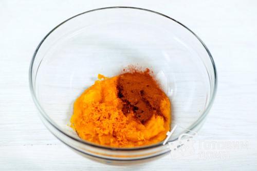 Кексы для детей с тыквой. Тыквенный кекс 01