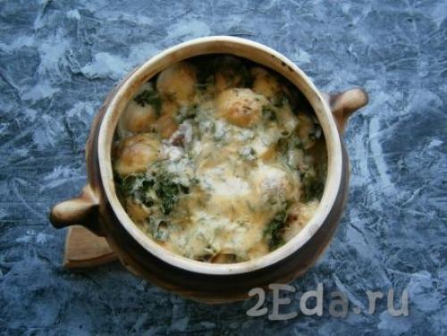 Рецепт пельменей в горшочках в духовке со сметаной. Пельмени в горшочке со сметаной и сыром в духовке 07 Рецепт пельменей в горшочках в духовке со сметаной. Пельмени в горшочке со сметаной и сыром в духовке 07