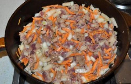 Макароны в духовке с печенью. Запеканка из макарон с куриной печенью 02 Макароны в духовке с печенью. Запеканка из макарон с куриной печенью 02