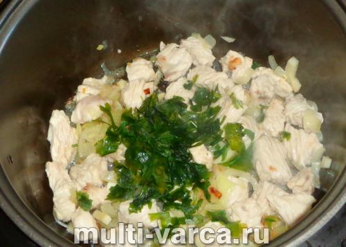 Индейка с булгуром и овощами. Индейка с булгуром и тыквой 13