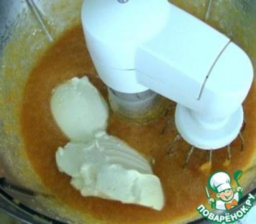 Тыквенный пирог с маскарпоне