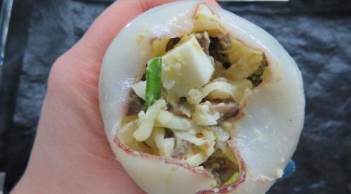 Кальмары, запеченные с сыром и грибами 07 Кальмары, запеченные с сыром и грибами 07