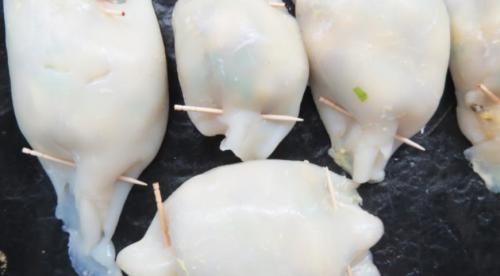 Кальмары, запеченные с сыром и грибами 08 Кальмары, запеченные с сыром и грибами 08