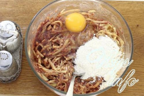 Картофельные драники с печенью. Драники с печенью и картошкой 04 Картофельные драники с печенью. Драники с печенью и картошкой 04