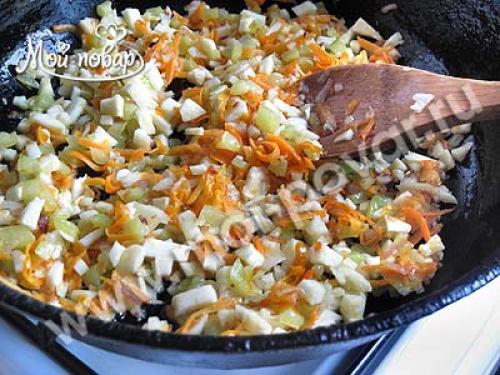 Кабачки в духовке фаршированные индейкой. 09 Кабачки в духовке фаршированные индейкой. 09