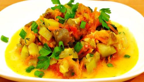 Овощное рагу с баклажанами и кабачками в духовке. Рецепт приготовления овощного рагу с баклажанами и кабачками в мультиварке