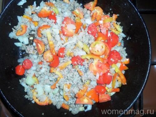 Запеканка из макарон с фаршем и овощами. Макаронная запеканка с мясным фаршем и овощами в духовке