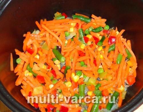 Рис с овощами с томатом. Процесс приготовления 11 Рис с овощами с томатом. Процесс приготовления 11