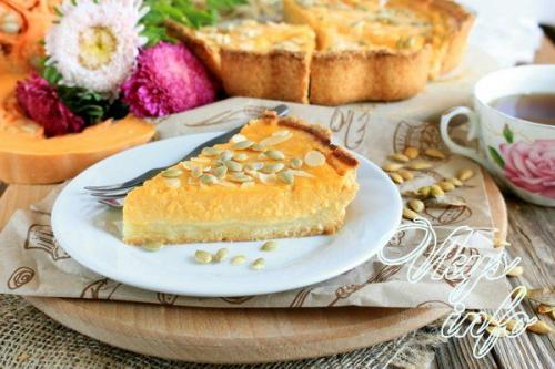 Пирог из тыквенного пюре. Рецепт 4: американский тыквенный пирог с семечками