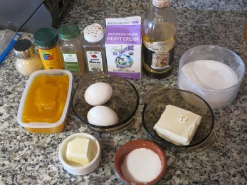 Тыквенный пирог со сливочным сыром. Американский тыквенный пирог со сливочным сыром