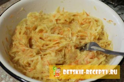 Картофельная бабка с фаршем в духовке. Картофельная бабка с фаршем