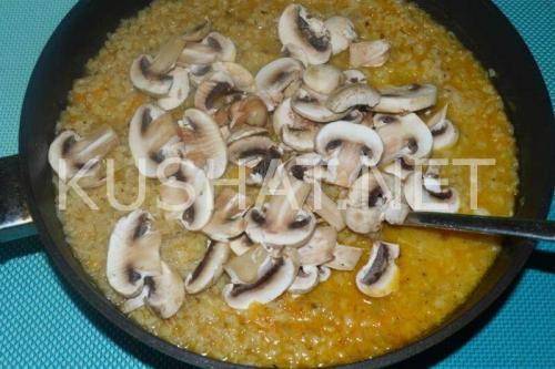 Булгур с грибами и перцем. Булгур с грибами – рецепт