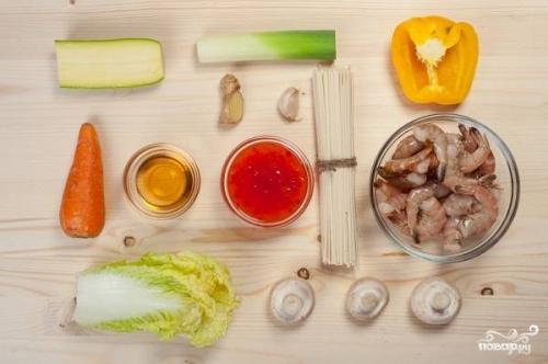 Удон с креветками и овощами. Удон с креветками – лучшие рецепты 04 Удон с креветками и овощами. Удон с креветками – лучшие рецепты 04