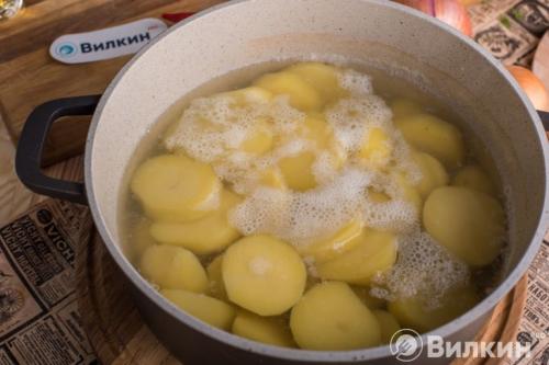 Картофельная запеканка с мясом в духовке