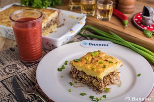 Картофельная запеканка с мясом в духовке