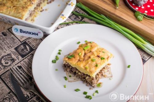 Картофельная запеканка с мясом в духовке
