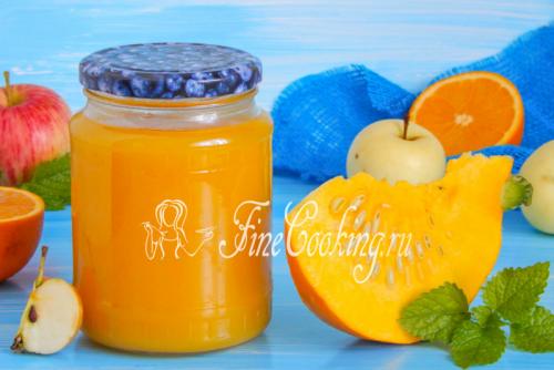 Сок из пюре тыквы. 14