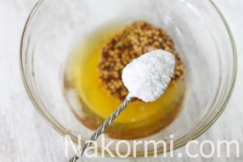 Маринад для мяса с горчицей и медом. Ингредиенты