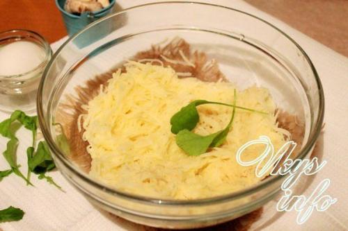 Драники с фаршем и грибами. Драники с грибами и фаршем 02