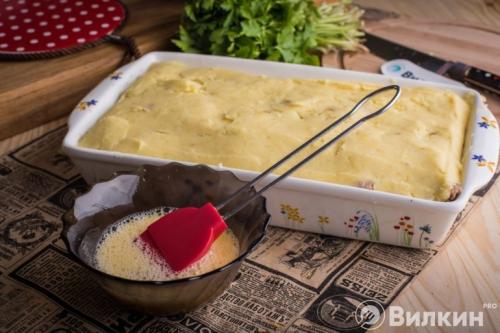 Картофельная запеканка с мясом в духовке