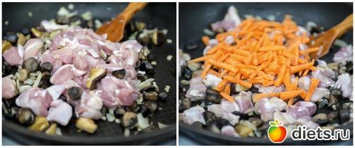 Булгур с грибами и курицей. Булгур с грибами, овощами и курицей. Вкусная коллекция 03 Булгур с грибами и курицей. Булгур с грибами, овощами и курицей. Вкусная коллекция 03